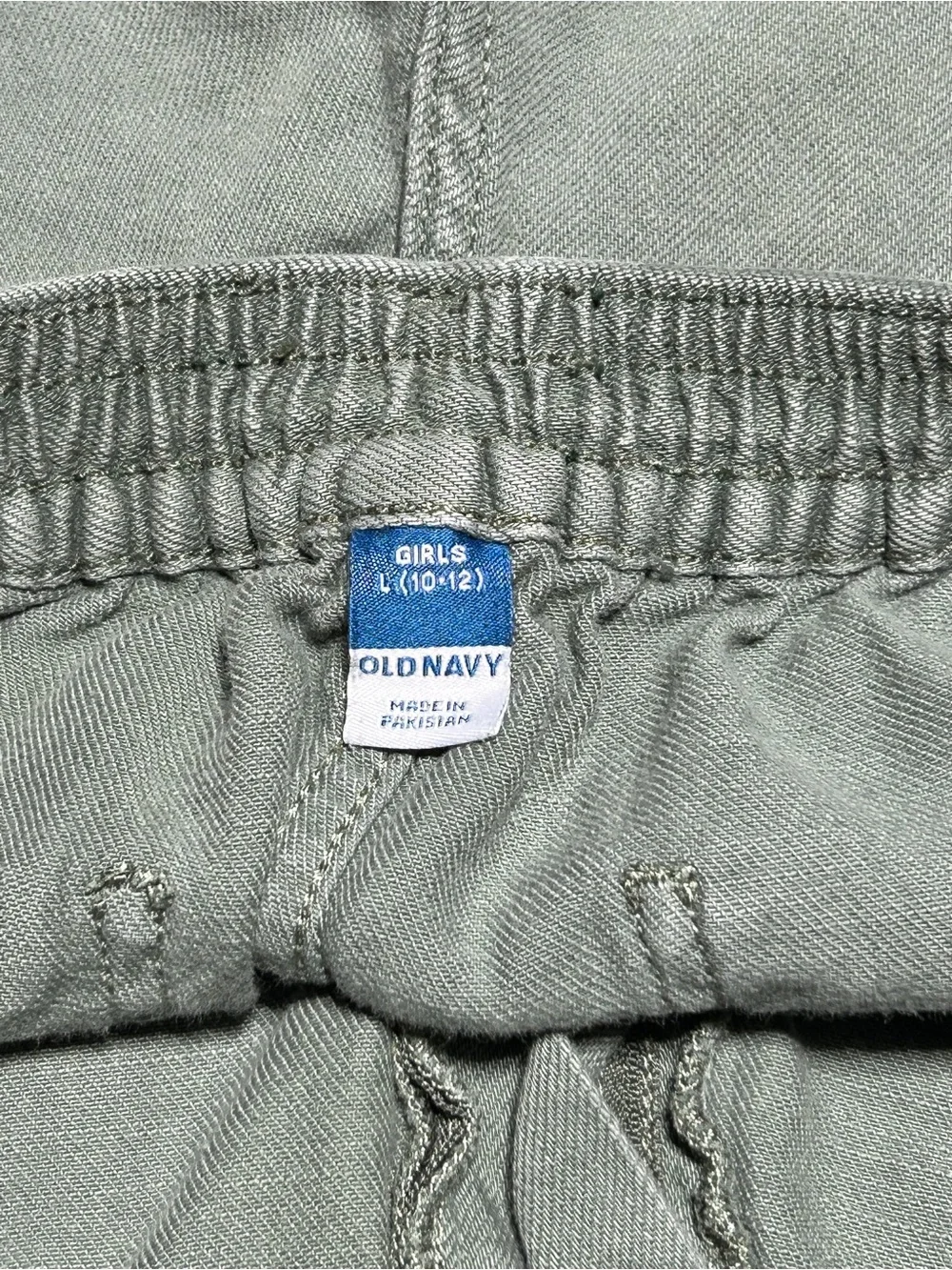 Old Navy Girls Green Cargo Shorts